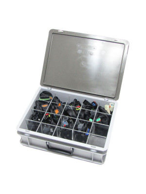 Storage case including inlay 300