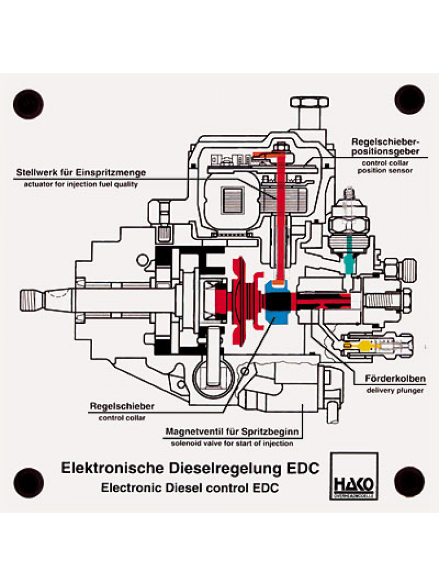 Elektronisch gesteuerte Verteilereinspritzpumpe