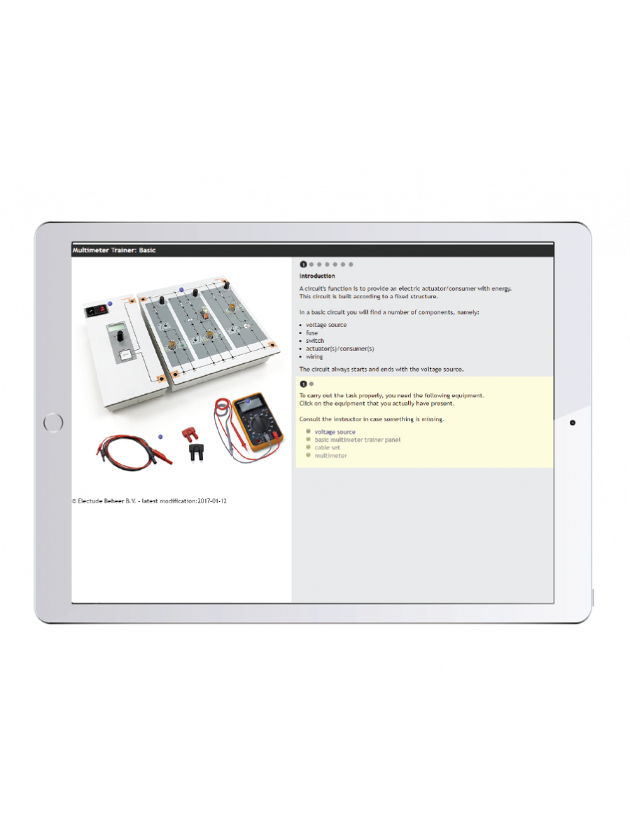 Digital work orders Automotive Multimeter Trainer